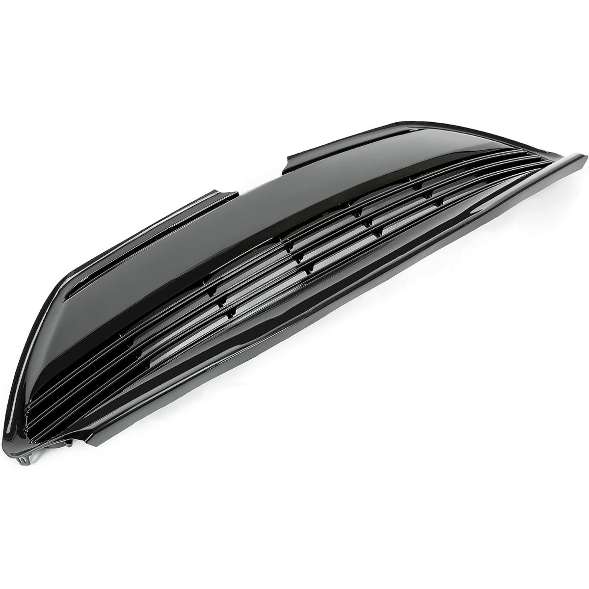 Upper Lower Grill Compatible with 2017 2018 2019 Toyota Corolla LE XLE 5311102B00 5311202730 Front Bumper Hood Grille TO1036170 TO1200424