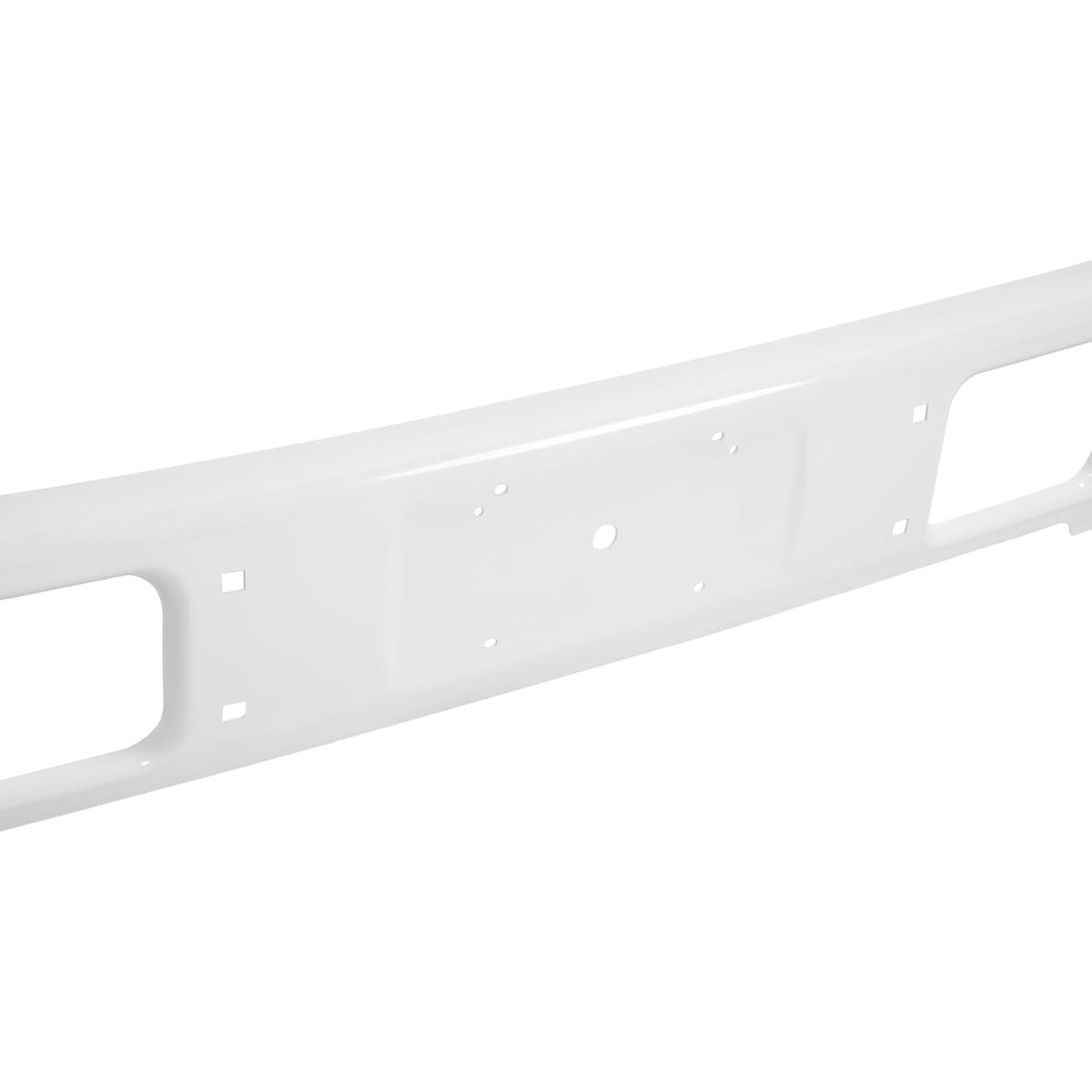 ALMULOO Front Bumper Compatible with 1992¨C2003 Isuzu NPR/NQR/NRR Trucks Heavy Duty Steel White