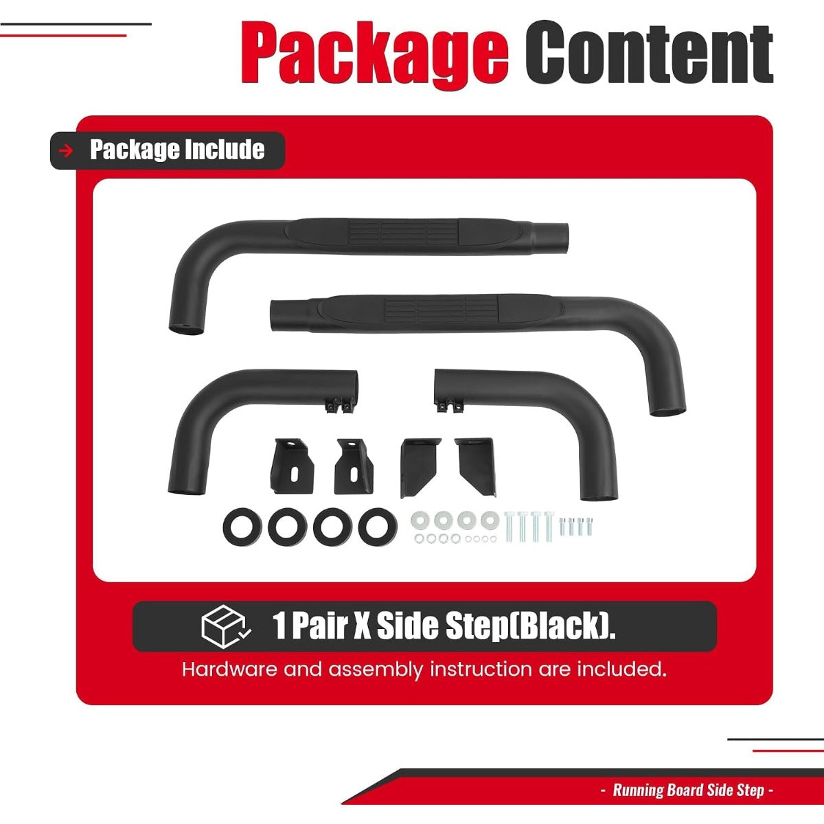 Running Board Step Compatible with 1999-2018 Silverado