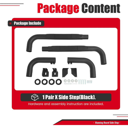 Running Board Step Compatible with 1999-2018 Silverado