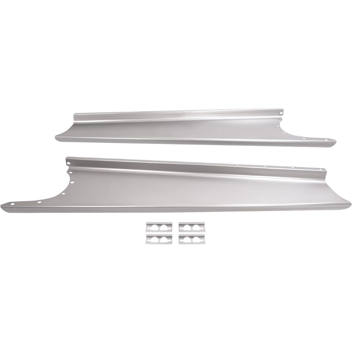 Running Boards Set Pair Compatible with 1942-1946 Chevy Chevrolet Pickup Gmc Pickup Truck Anti-Rust Oil Steel Left & Right