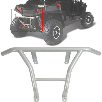 ALMULOO Rear Bumper Brush Guard Compatible with 2008-2014 Polaris RZR 800 RZR S 800 RZR 4 800, Aluminum Alloy Protection for Off-Road Vehicles