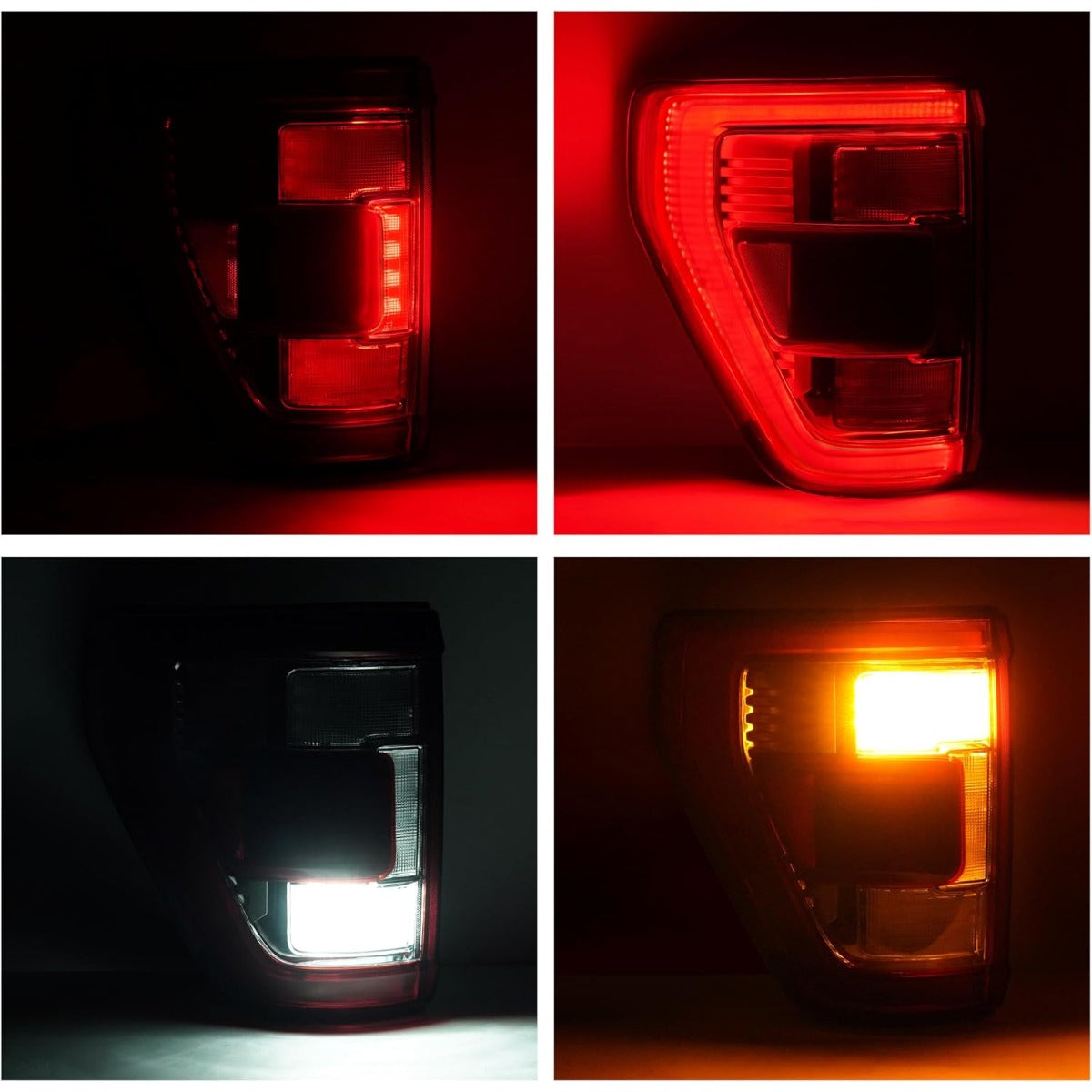 ALMULOO Left Tail Light Compatible with 2021-2023 Ford F150 Models