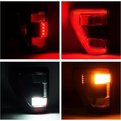 ALMULOO Left Tail Light Compatible with 2021-2023 Ford F150 Models