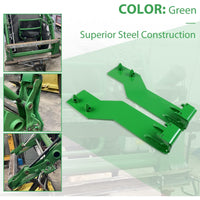 Load image into Gallery viewer, Tractor Loader Quick Tach Weld On Mounting Brackets Compatible with John Deere Tractor Loaders
