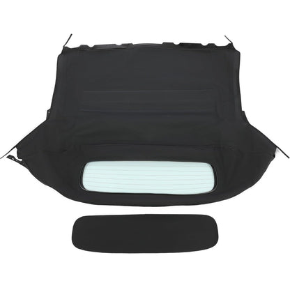 Convertible Soft Top for 2003-2009 Nissan 350Z, Black Color with Clear Heated Glass Window, Sailcloth Vinyl Soft Roof Replacement
