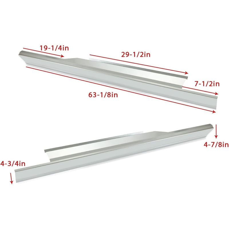 Slip-On Outer Rocker Panels For Ford F150 1997-2003 Extended Cab XL XLT LH & RH Pair ET-024