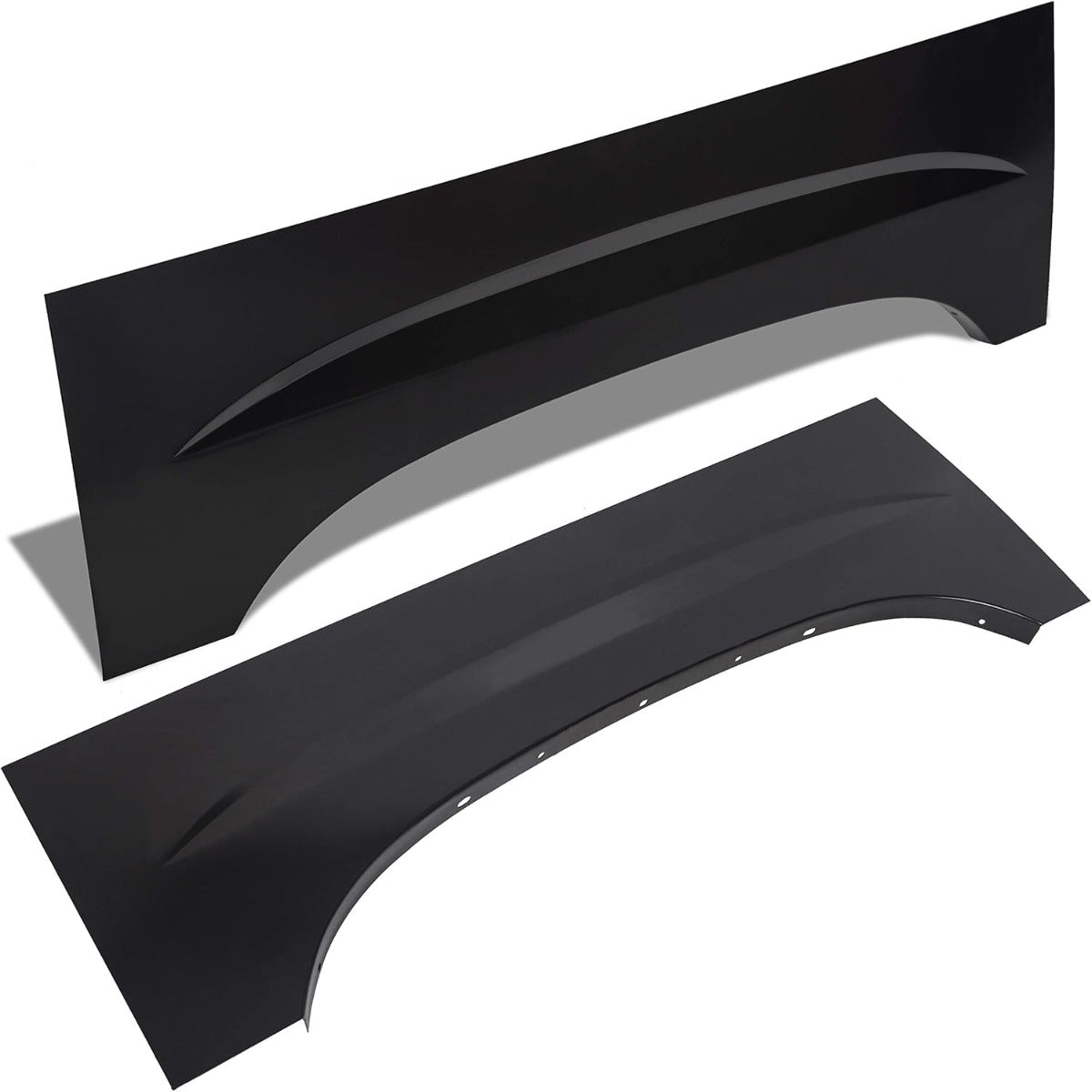 Wheel Arch Repair Panel Upper Rear Compatible with 1999-2006 Chevy Silverado GMC Sierra Pair