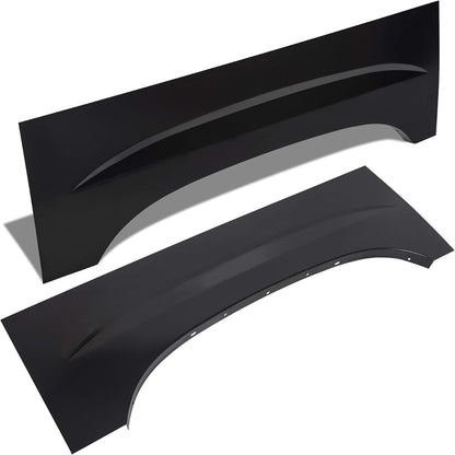 Wheel Arch Repair Panel Upper Rear Compatible with 1999-2006 Chevy Silverado GMC Sierra Pair
