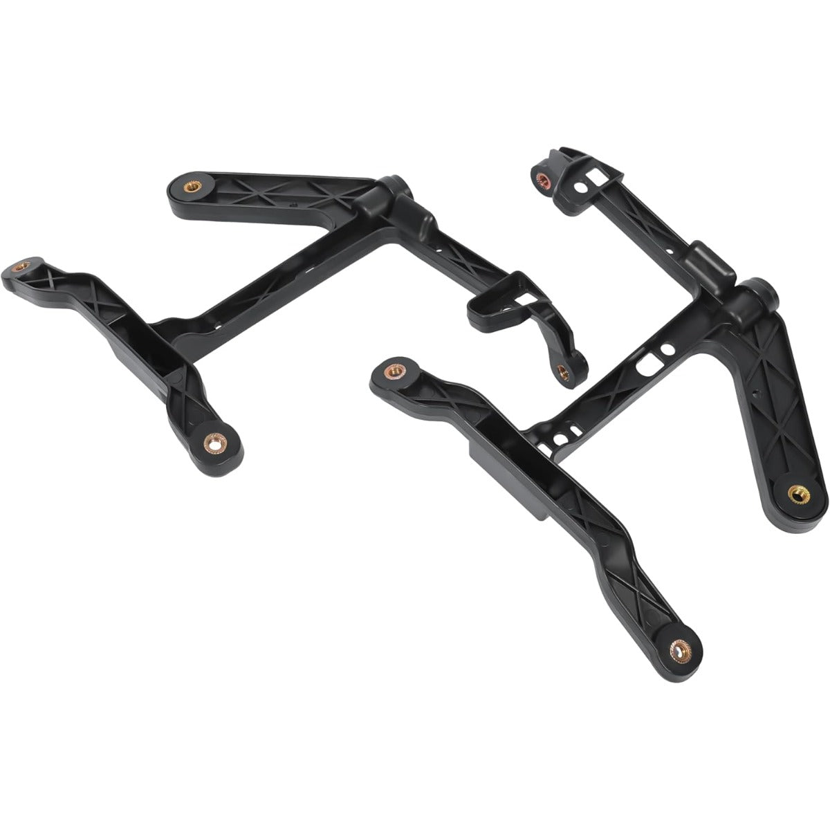 Front Bumper Bracket Compatible with 2013-2018 Dodge Ram 1500 and 2019-2024 Dodge Ram 1500 Classic LH & RH Replacement for CH1061108 68232454AA Plastic(PA6) Black