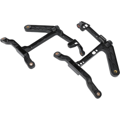 Front Bumper Bracket Compatible with 2013-2018 Dodge Ram 1500 and 2019-2024 Dodge Ram 1500 Classic LH & RH Replacement for CH1061108 68232454AA Plastic(PA6) Black