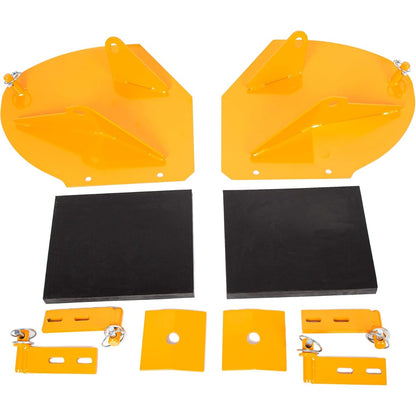KUAFU 20" Snow Plow Blade Pro Wings Extensions Add Compatible with Western