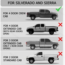 Inner Rocker Panels Left & Right Compatible with 1999-2007 Chevy Silverado GMC Sierra Pickup 4 Door Crew Cab, Rust Repair Patch Rocker Guards 4Pcs