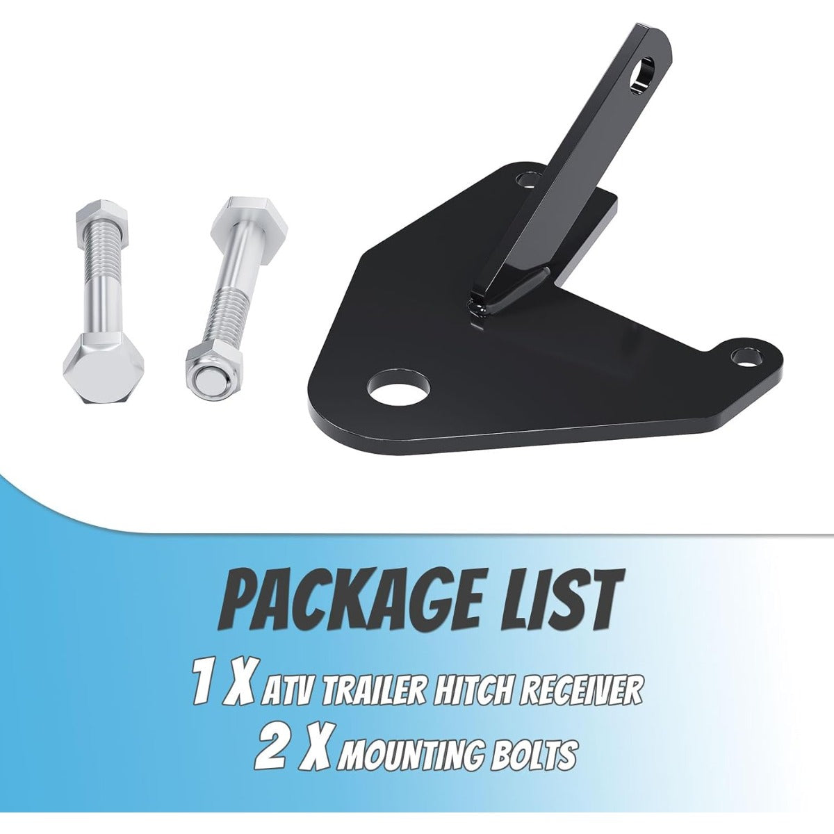 ATV Trailer Hitch Receiver Ball Mount Compatible with 1997-2023 Recon 250 TRX250TE TM