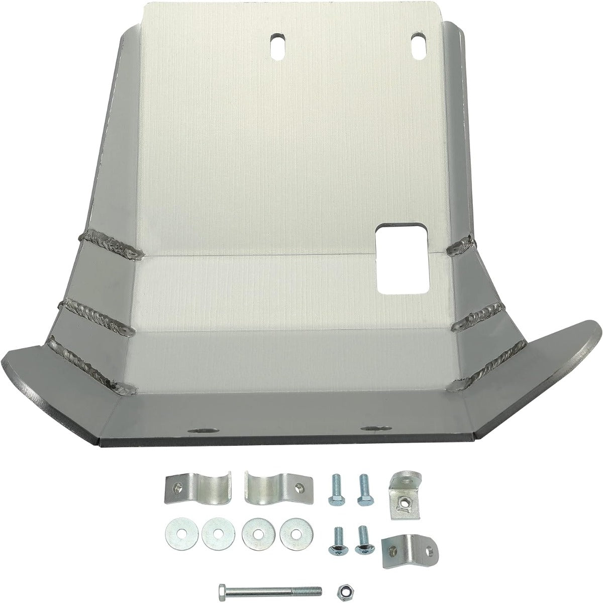 ALMULOO Aluminum Skid Plate Compatible with 1987-2024 Yamaha TW200, Motorcycle Engine Guard Bash Plate Replacement