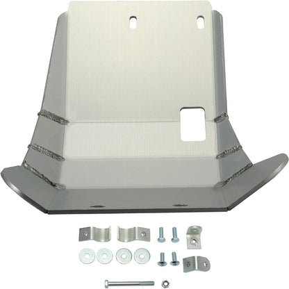 ALMULOO Aluminum Skid Plate Compatible with 1987-2024 Yamaha TW200, Motorcycle Engine Guard Bash Plate Replacement