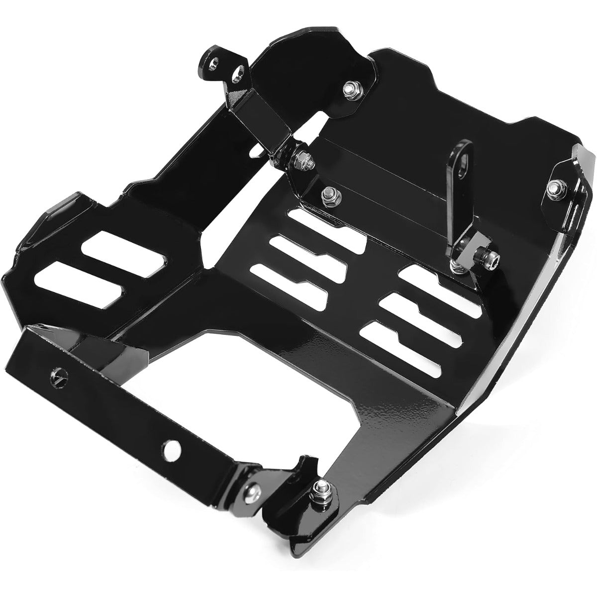 Skid Plate Compatible with 2018-2021 Honda Monkey 125 Z125 Black Aluminum Powder Coated