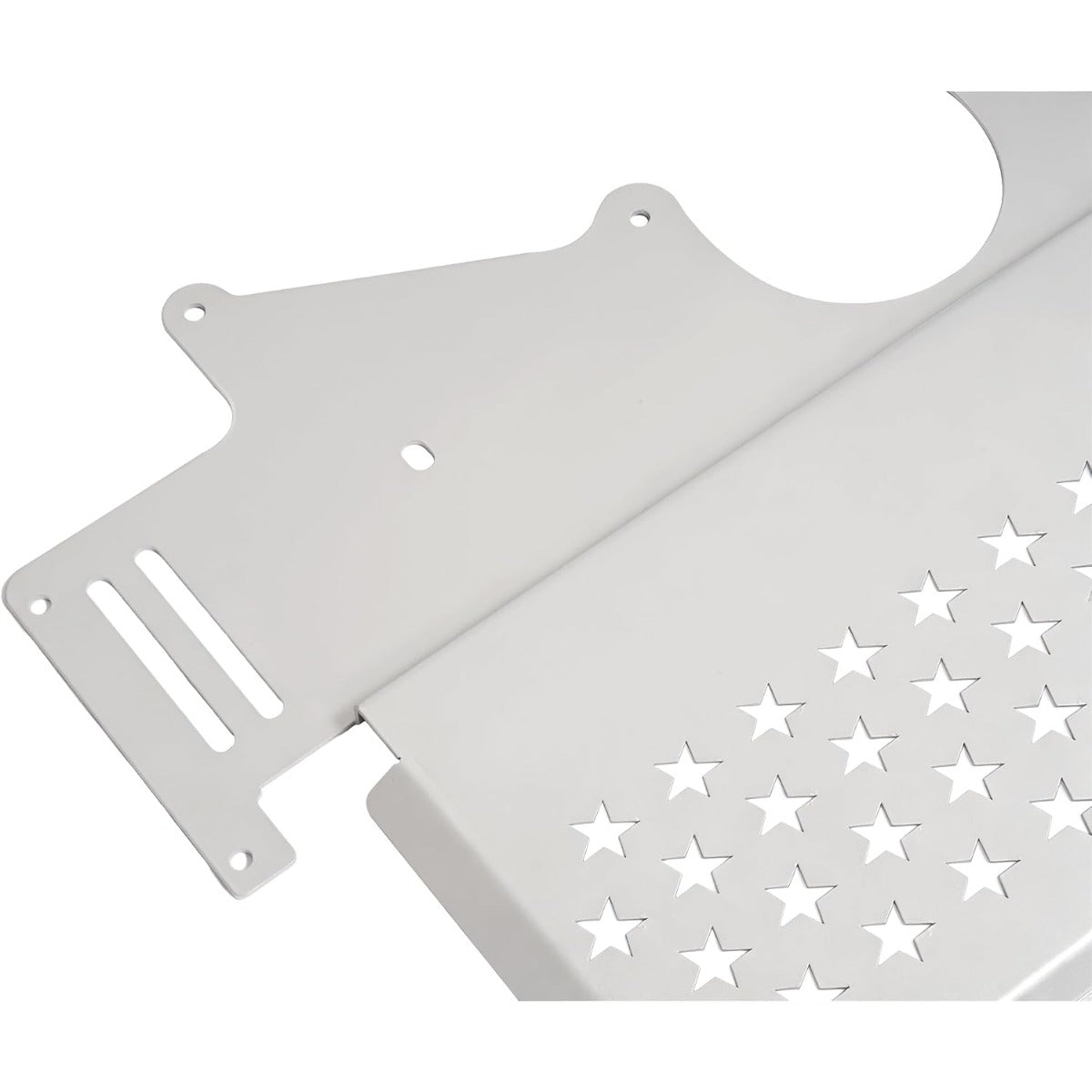 Oil Cooler Skid Plate Compatible with 2021-2024 BMW M3 G80 M4 G82 M2 G87 Aluminium Powder Coated Silvery