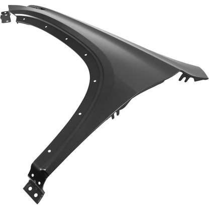 HECASA Front Left Fender Compatible with 2018-2023 Chevy Chevrolet Traverse Replacement for 84679031 GM1240409 Steel Wheel Fender Panel Electrophoresis Black Driver Side