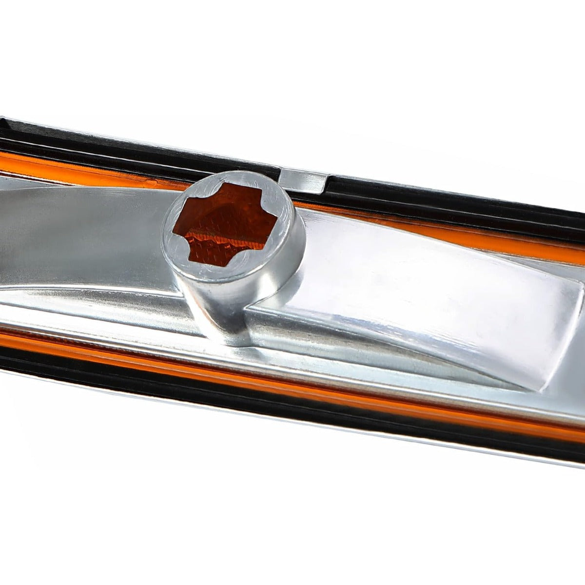 KUAFU Front Fender Side Marker Light Compatible with 1981-1991 Chevy/GMC C/K Series/Suburban/Blazer/Jimmy Replace for GM2551107 GM2550115 915558 915557 18120166 18120066 Bumper Side Lamp Amber Lens
