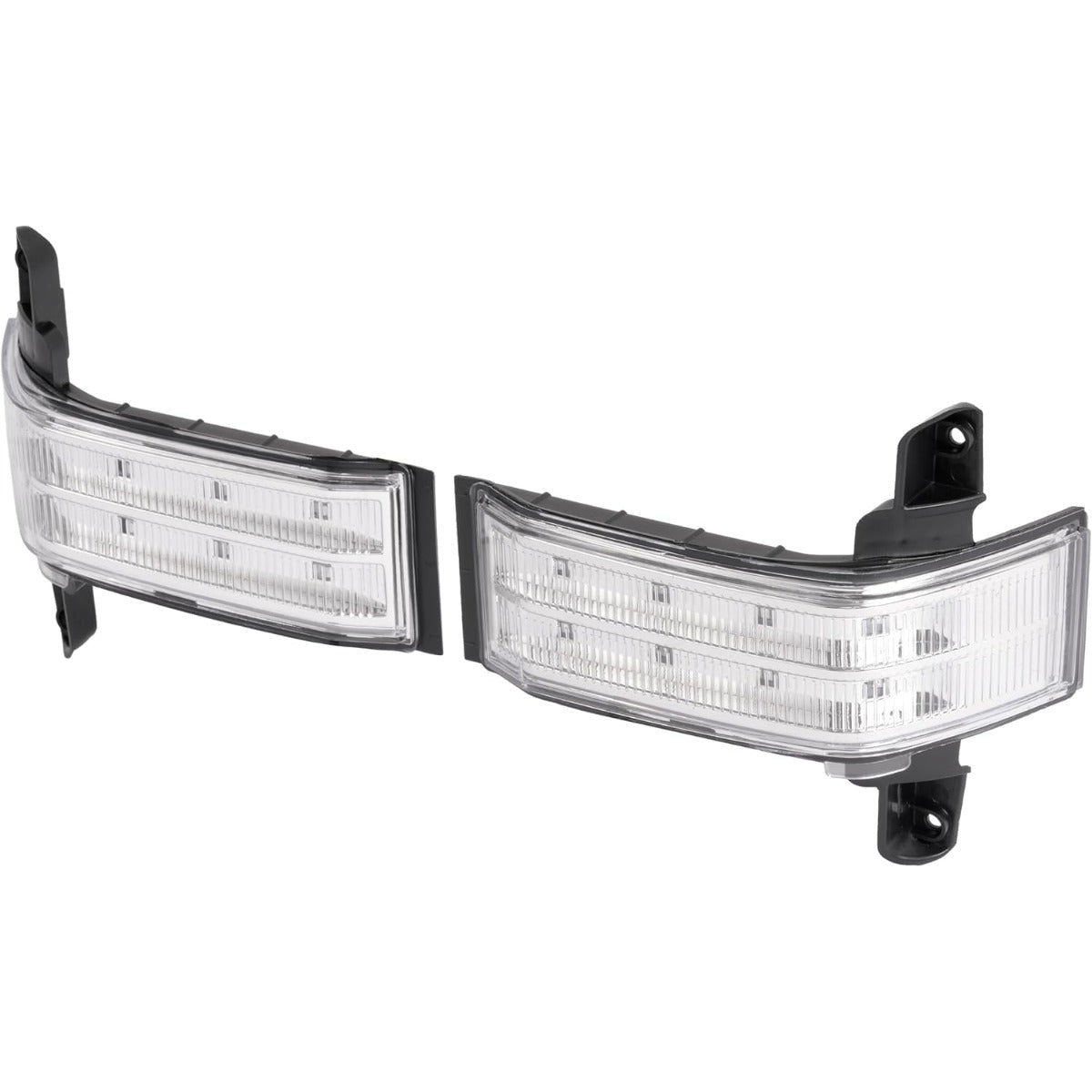 HECASA LED Side Mirror View Marker Lights Compatible with 2016-2020 Chevrolet Silverado 1500 2500 HD 3500 HD Compatible with 2016-2020 GMC Sierra 1500 2500HD 3500HD Turn Signal Marker Lamp