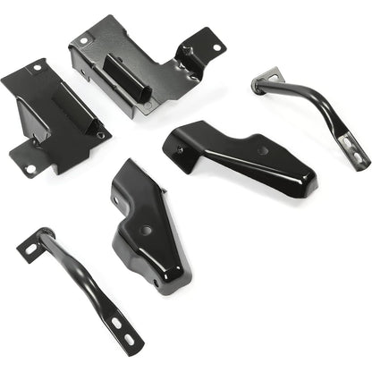 KUAFU 6PCS Front Bumper Brackets Compatible with 2003-2006 Silverado 1500
