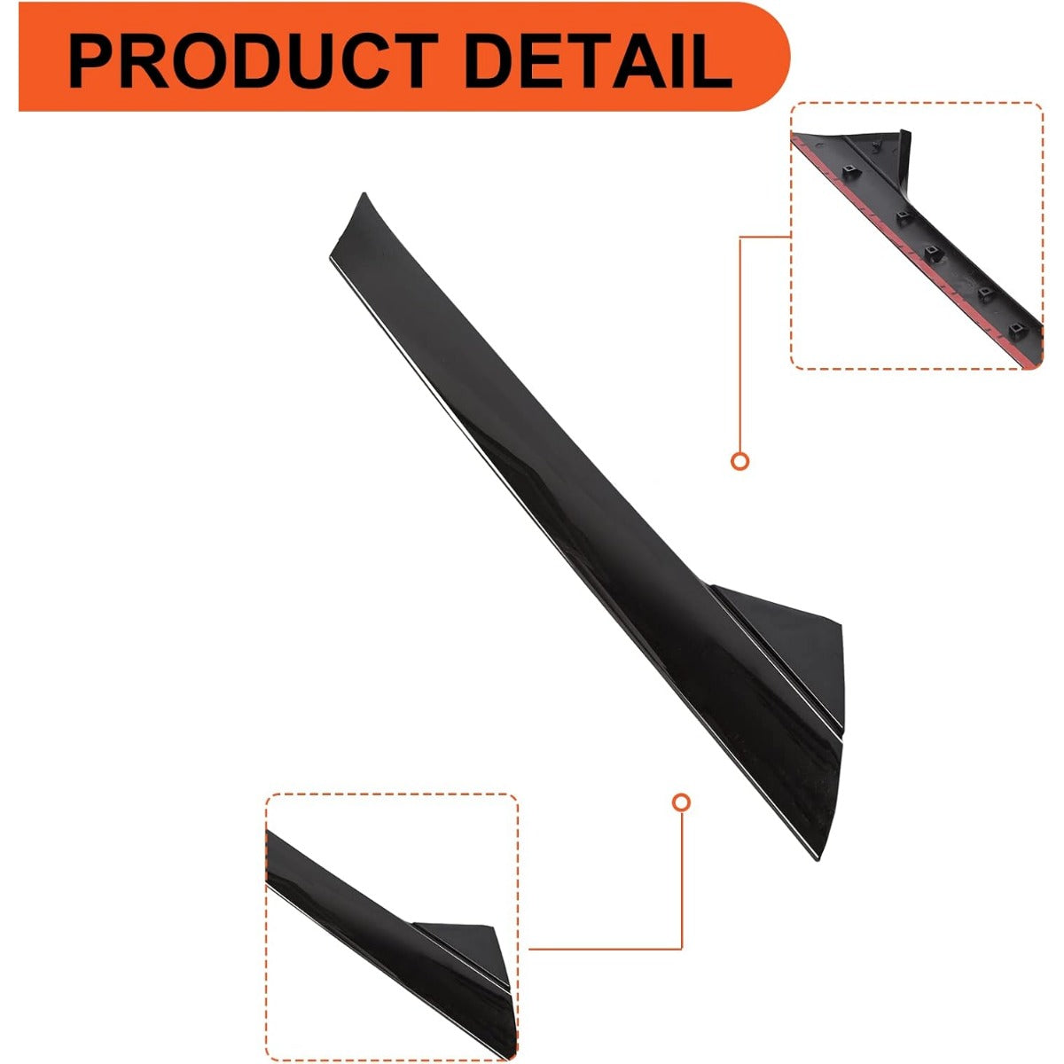 Left A-Pillar Molding Windshield Outer Trim Compatible with 2011-2019 Ford Explorer 4 Door Utility Replace for BB5Z-7803145-AA, BB5Z-7803137-AB W/Side Tape (Driver Side) LYAP-338-1
