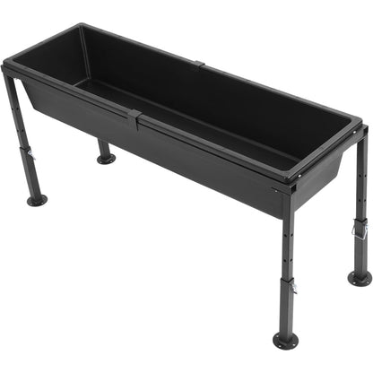 Livestock Feeder Water Trough 42" Long 11 Gallon with Adjustable
