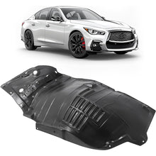 Front Fender Liner Inner Panel for 2014-2023 Infiniti Q50 Replacement for Wheel Liner Splash Shield Guard Right Side (Front Section)