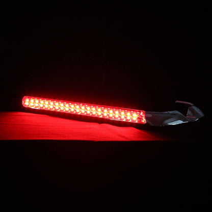 Kojem LED Side Marker Light Kit Compatible with 2014-2024 Harley Touring Road King Street Road Glide FLHR Replacement for P/N 69200722 69201599A Saddlebag Chrome Red