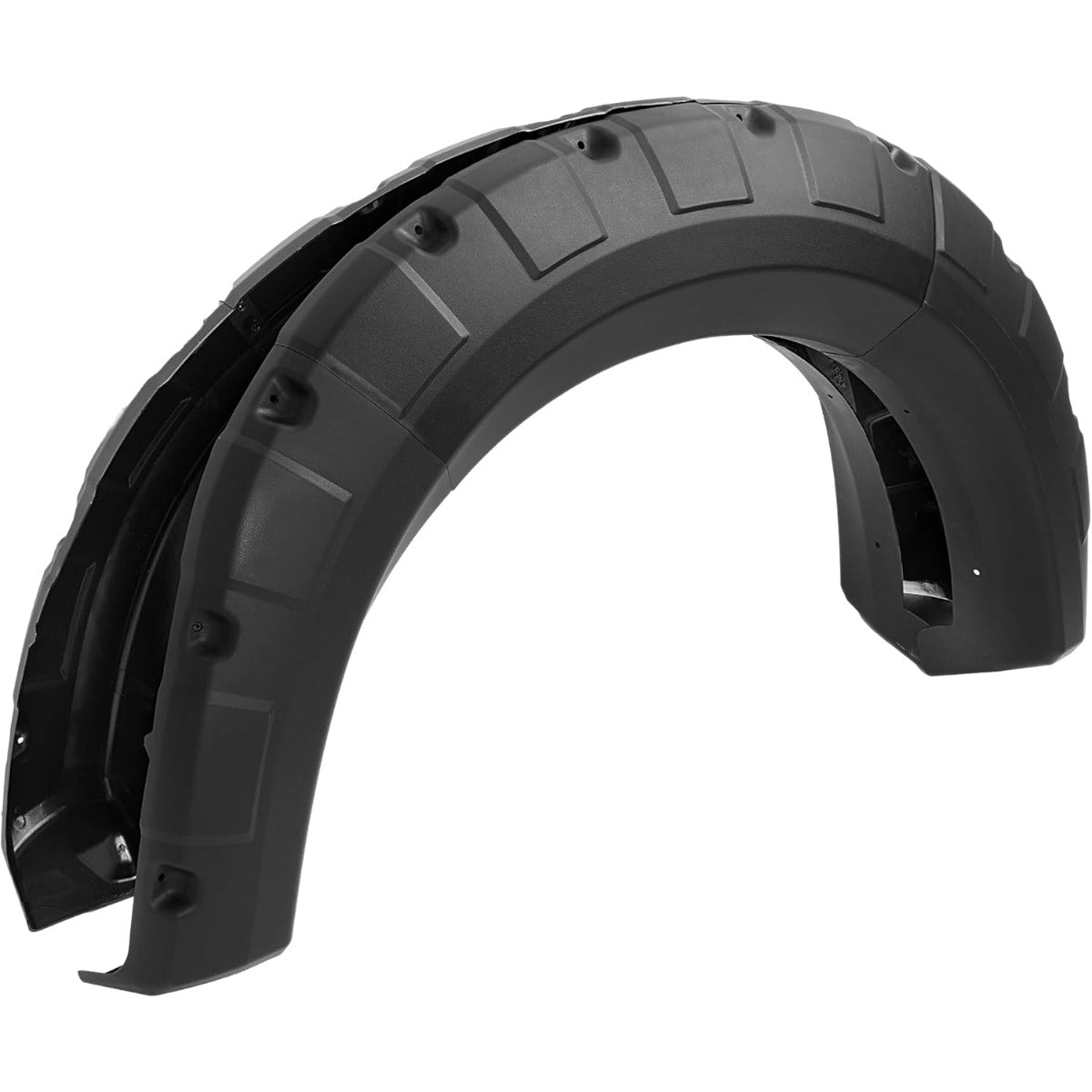 Fender Flares Compatible with 2009-2014 Ford F-150 | Styleside Bed 67.0"/78.8"/97.4", Excludes Platinum & Raptor Models, Pocket Rivet Style, Textured Black, 4PCS