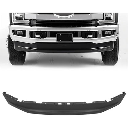 KUAFU Front Lower Bumper Valance Compatible with 2017-2019 Ford F250 F350 F450 F550 Super Duty Pickup 4-Wheel Drive Replacement for FO1095271, HC3Z17626AE Bumper Lip Air Dam Deflector PP Plastic