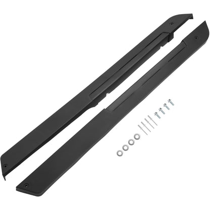 ALMULOO Rocker Panel Set Compatible with 1994-2014 EZGO Cushman/Clays/Medalist/MPT/ST/TXT/Workhorse/Woods Boundary MAV400, Textured Black Left & Right, Replacement for 71501G01 71502G01