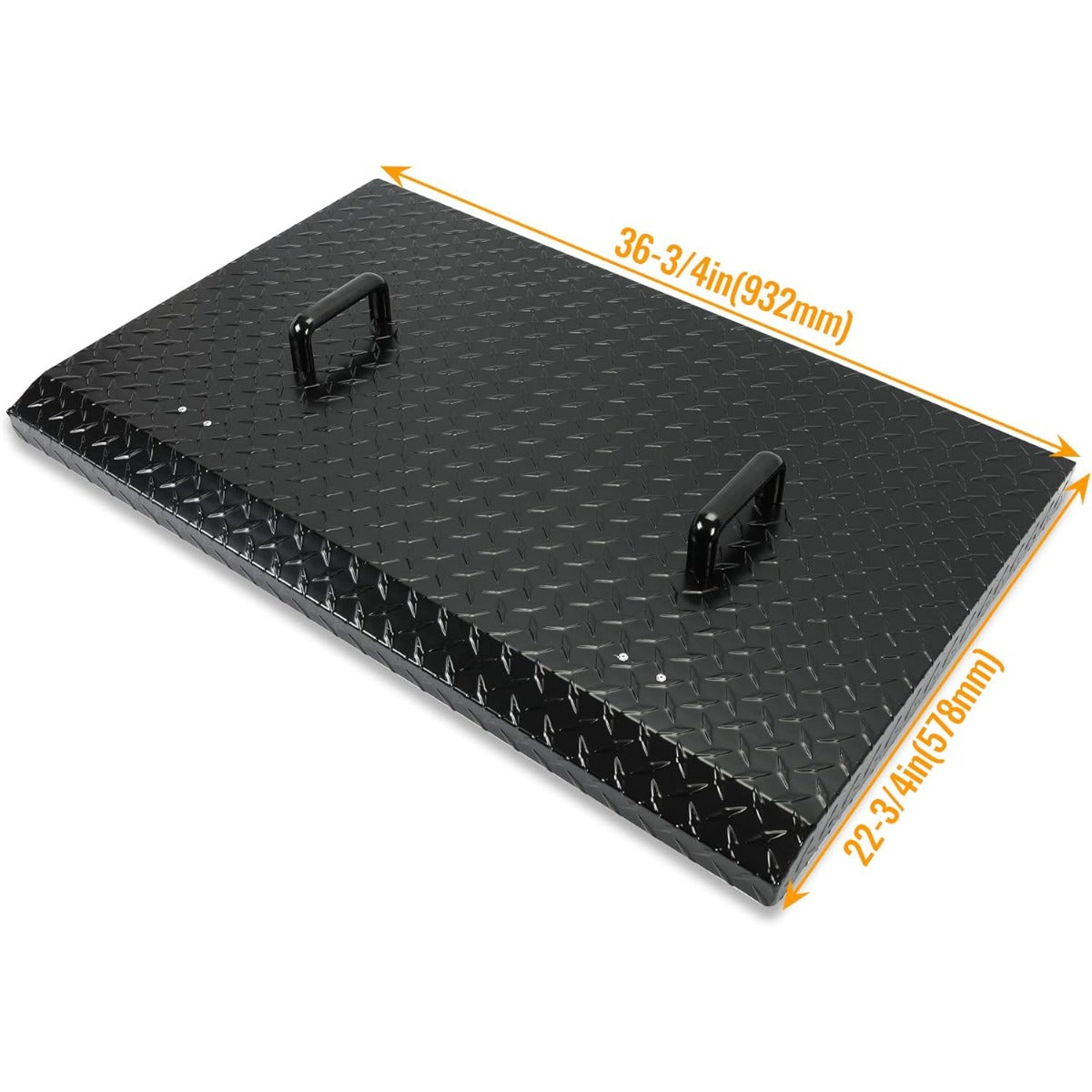 Griddle Hard Top Lid Black Grill Cover with Handle Outdoor Home BBQ Hood for 36" Front or Rear Grease Griddle 36 Inch