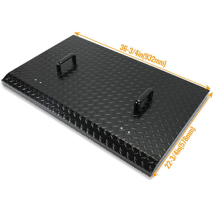 Griddle Hard Top Lid Black Grill Cover with Handle Outdoor Home BBQ Hood for 36" Front or Rear Grease Griddle 36 Inch