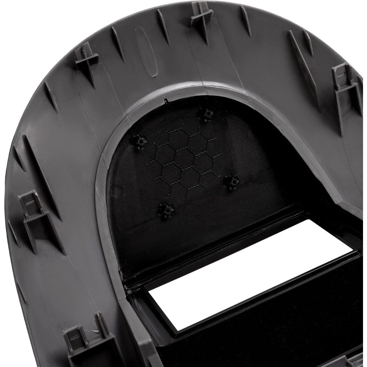 Instrument Panel Lid Finisher Bezel Compatible with 2004 Nissan Pathfinder Armada 2005-2007 Nissan Armada 2004-2007 Nissan Titan Dash Audio A/C (WITHOUT Center Speaker, Silvery Grey)