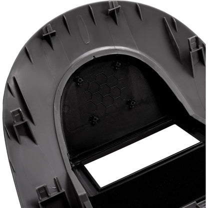Instrument Panel Lid Finisher Bezel Compatible with 2004 Nissan Pathfinder Armada 2005-2007 Nissan Armada 2004-2007 Nissan Titan Dash Audio A/C (WITHOUT Center Speaker, Silvery Grey)