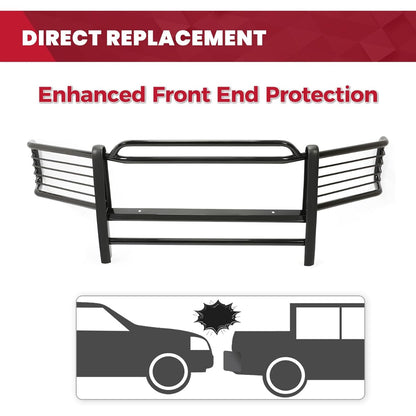 HECASA Brush Guard Compatible with 1999-2007 Ford F250 F350 F450 F550