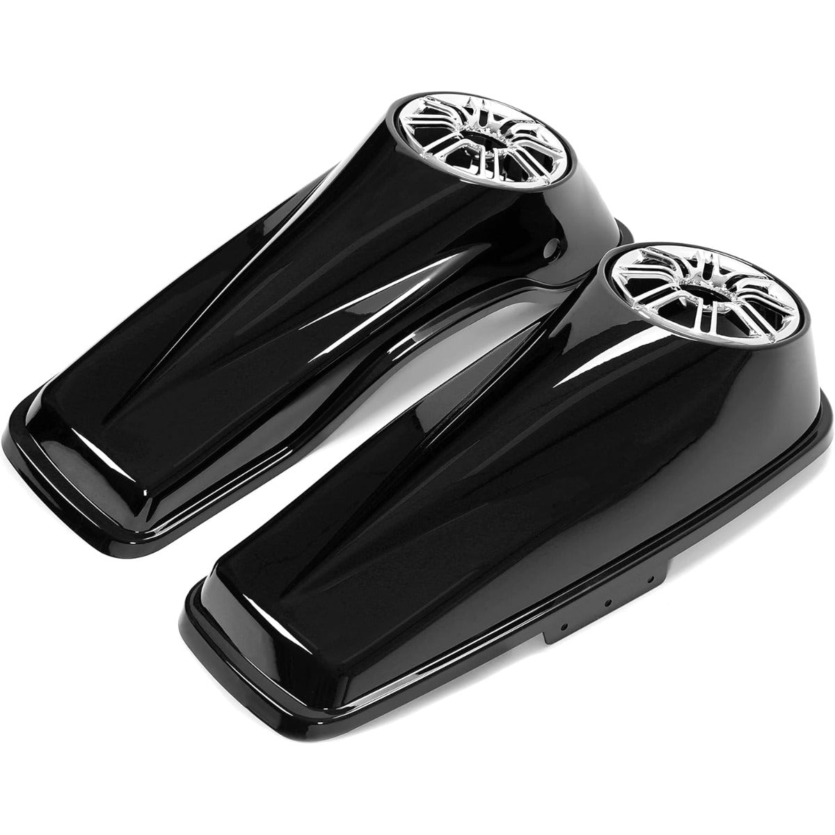 6.5" Saddlebag Saddle bag Speaker Lids   for Harley Davidson Touring Models 2014-2024 Road King, Road Glide, Street Glide, Electra Glide, Ultra-Classic FLT, FLHT, FLHTCU, FLHRC Pair