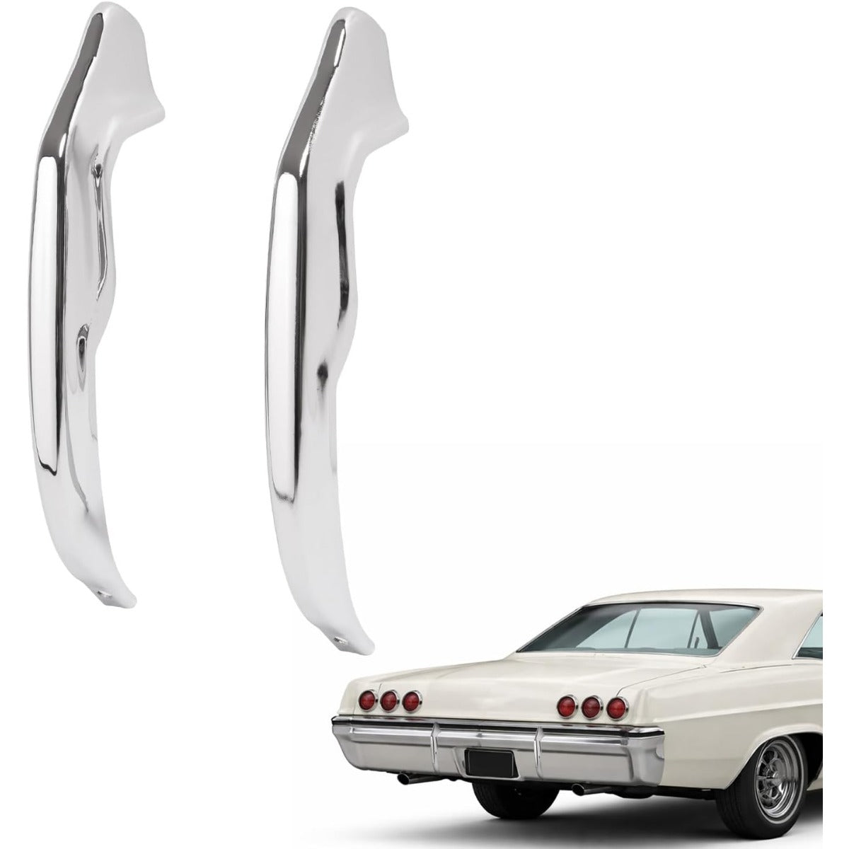 KUAFU Left&Right Bumper Guards Compatible with Bel Air/Biscayne/Impala
