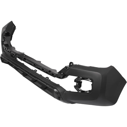 ALMULOO Front Bumper Fascia Cover Compatible with 2016-2023 Toyota Tacoma For Models WITHOUT Wheel Flare Slots ONLY TO1000415 5211904220 101-60132B Plastic(PP) Textured