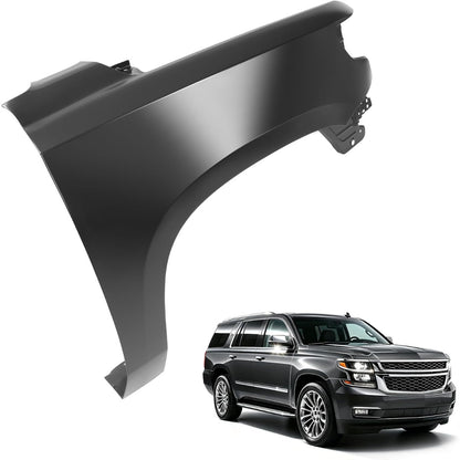 HECASA Front, Right Fender Compatible with 2015-2020 Chevy Chevrolet Suburban Tahoe, Fender Panel Replacement for 84216910 GM1241388, Steel Electrophoresis Passenger Side