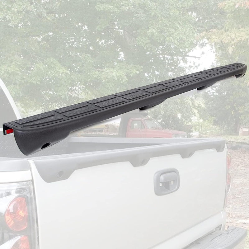 Tailgate Spoiler Cap Cover Compatible with 1999-2007 Chevy Silverado GMC Sierra Replacement for 15932249 GM1909101 Molding Top Protector Textured Black