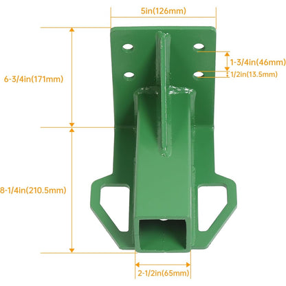 Rear Trailer Hitch Receiver Compatible with John Deere Gator 4x2 6x4 Old-Style Lawn Mower Garden Tractor Trailer Hitch Receiver