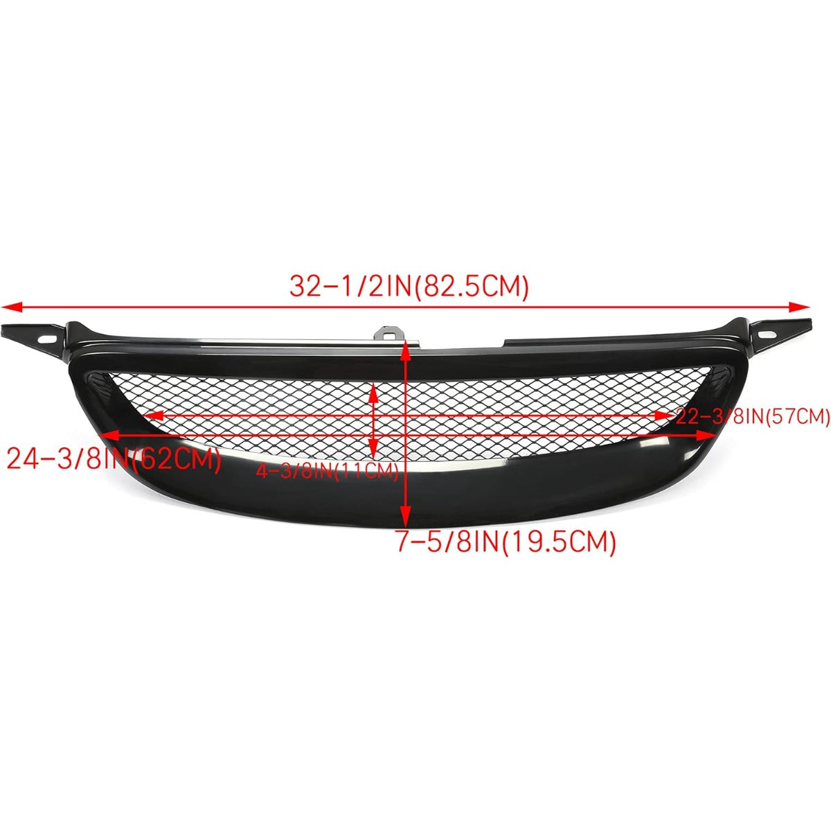 Front Bumper Grill Compatilbe with 2003-2006&2008 Toyota Corolla CE/LE/S/XRS Sedan 4-Door Front Hood Grille Black