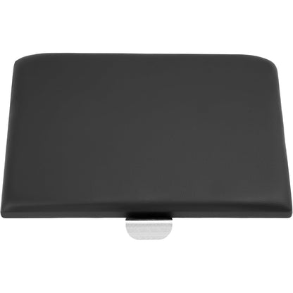Center Console Lid Compatible with 1999-2010 Ford F-250 F-350 Super Duty Plastic & Aluminium Powder Coated Black