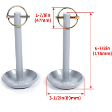 KUAFU 2Pcs Snow Plow Skid Shoes Steel Replace for Part Number 2873423 Compatible with Polaris ATV UTV Snow Plow Blade
