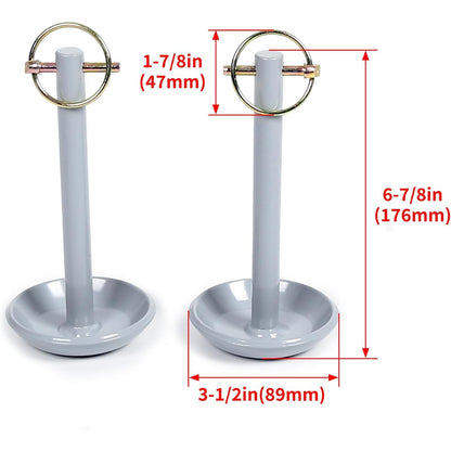 KUAFU 2Pcs Snow Plow Skid Shoes Steel Replace for Part Number 2873423 Compatible with Polaris ATV UTV Snow Plow Blade
