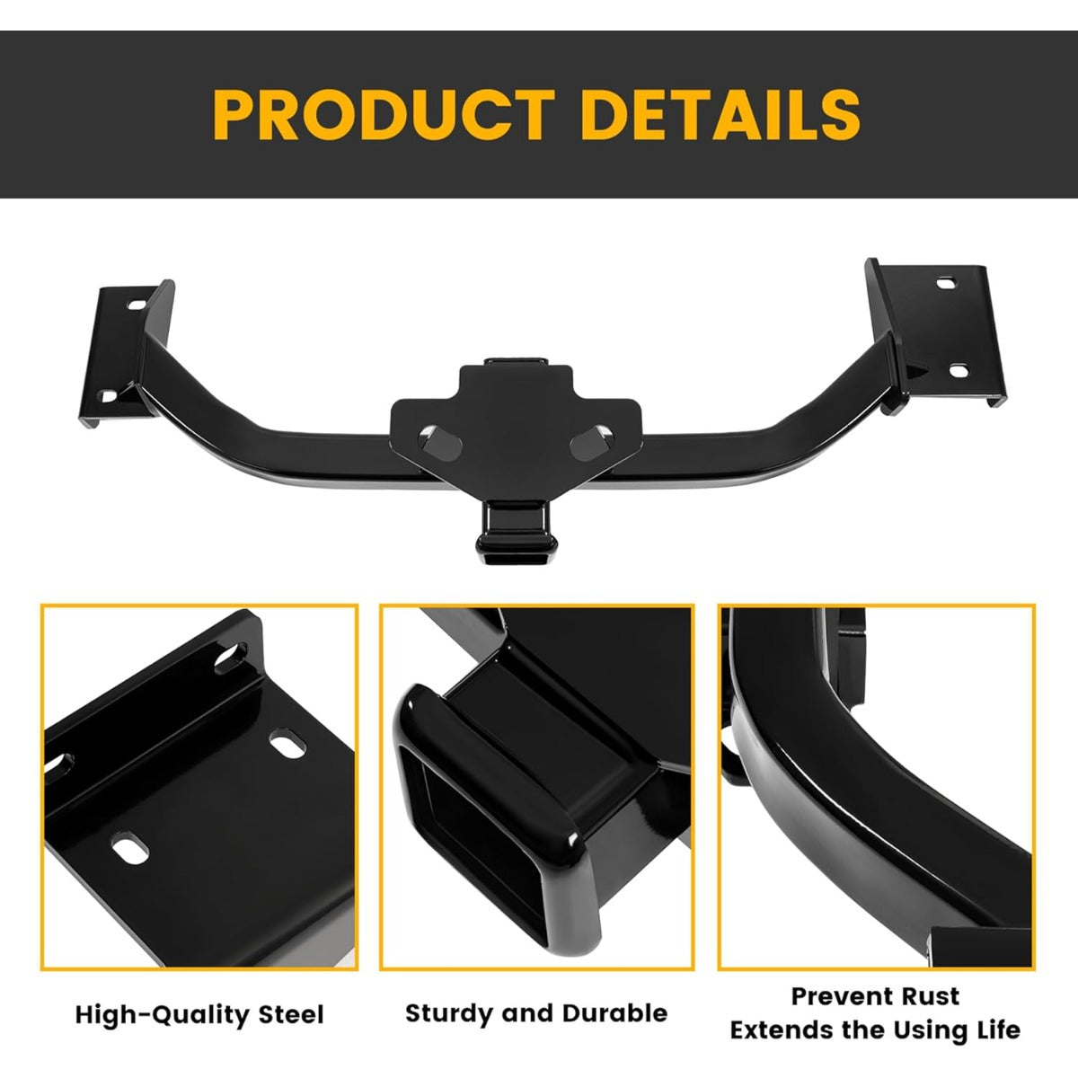 Class 3 Trailer Hitch Compatible with 2017-2022 Kia Sportage 2 Inch Towing Hitch Receiver
