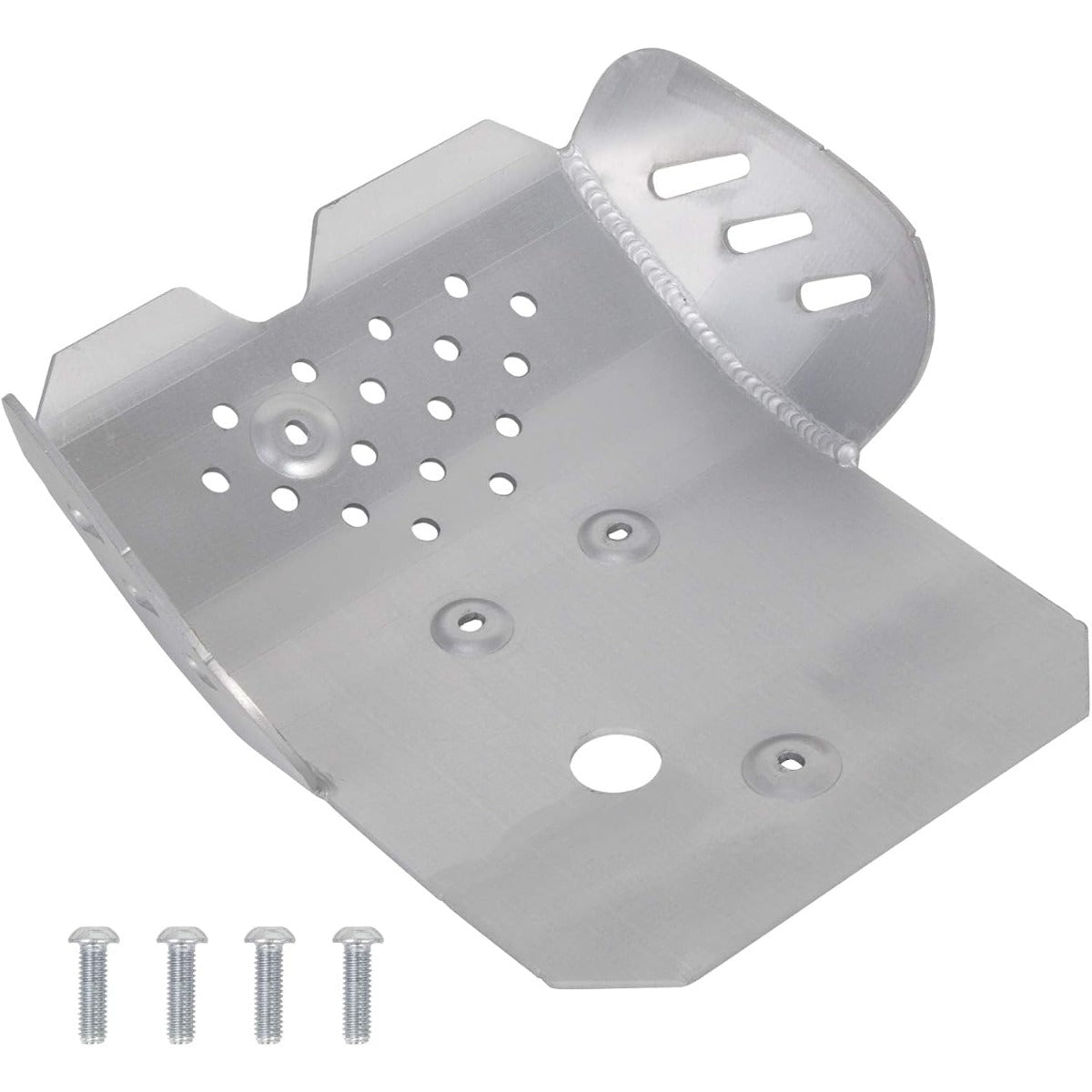 Skid Plate Engine Cover Guard Protector Compatible with 2000-2020 Suzuki DRZ400 DRZ400E DRZ400S, 2003 Kawasaki KLX400 Dual Sport Flatland Racing - Aluminum